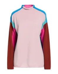 Rollkragenpullover Damen Hellrosa M Damen
