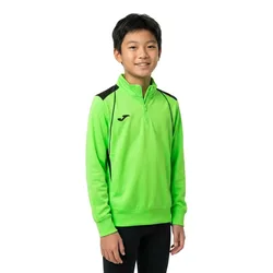 Championship Vii Half Zip Sweatshirt Fluor Green / Black 12-14 Years
