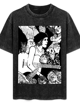 Ville Valo - guitar - owls T-Shirt Running Performance Short Sleeve Tee - Aliexpress - FashionsVida