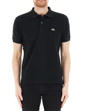 Lacoste Polo in cotone NERO 2