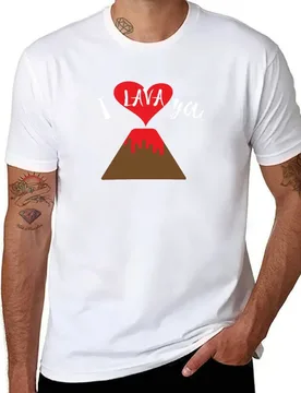 Cute & Funny I Lava You Volcano Valentine's Day T-Shirt graphic t shirts for man cotton t shirts high quality T-Shirt - Aliexpress - FashionsVida
