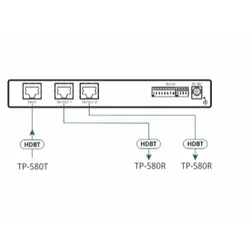 Extendeur Hdmi Vm-2dt 4k Black One Size unisex