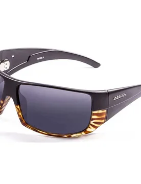 Brasilman Polarized Sunglasses Matte Black Up / Demy Brown Down One Size Men,Women - Ocean Sunglasses - FashionsVida