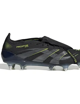 Chaussures De Football Predator Elite Fold-over Tongue Sg Core Black / Carbon / Lucid Lemon EU 43 1/3 - Adidas - FashionsVida