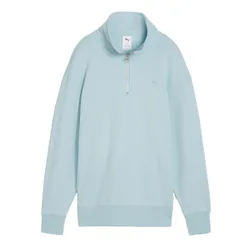 Yona Half-Zip Crew Sweater Turquoise Surf S Damen