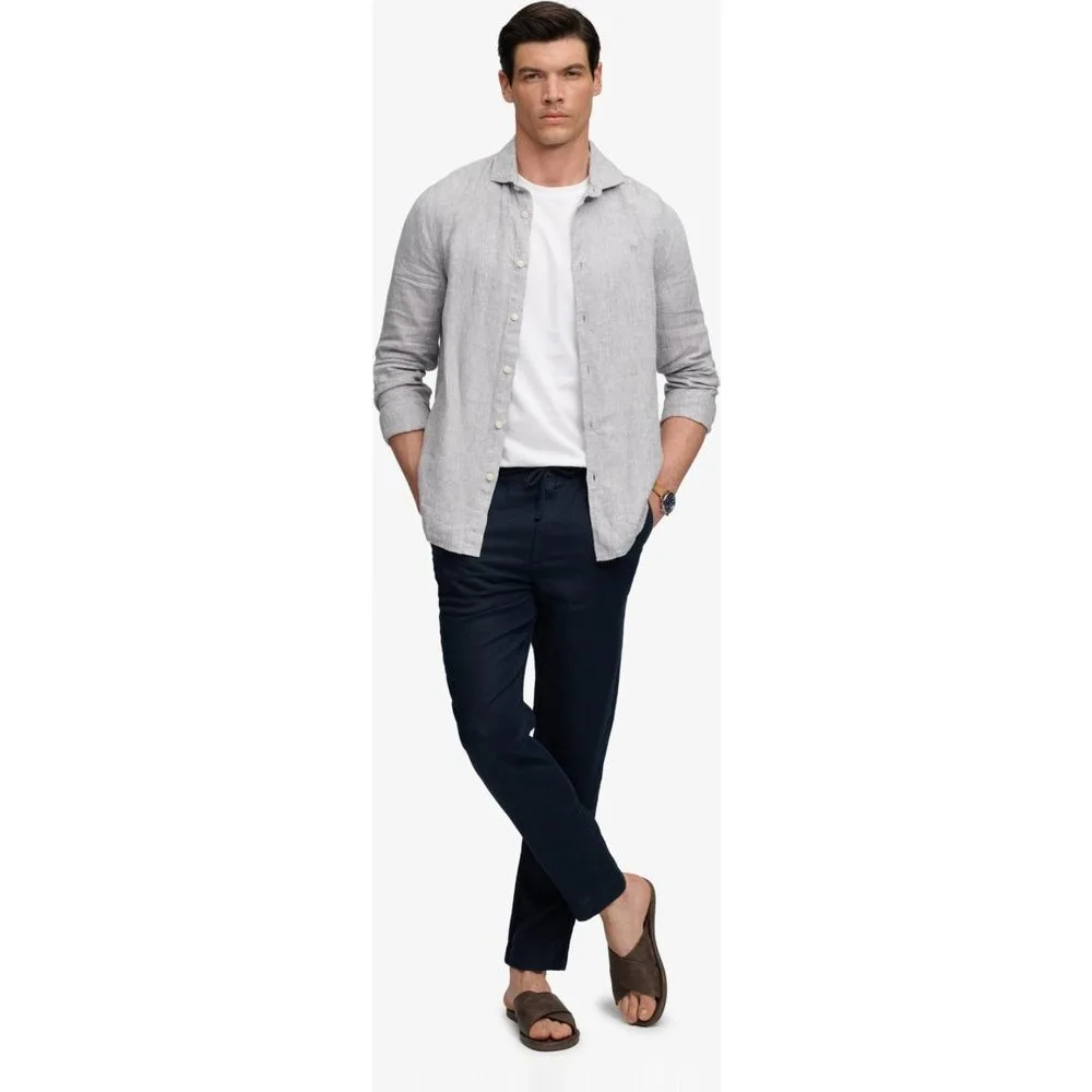 Pantalón de hombre de lino Merchant - Superdry - FashionsVida