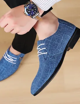 New Luxury Men's Formal Dress Shoes For Men Oxford canvas Breathable Leisure Business Wedding Shoes Zapatos De Hombre - Aliexpress - FashionsVida