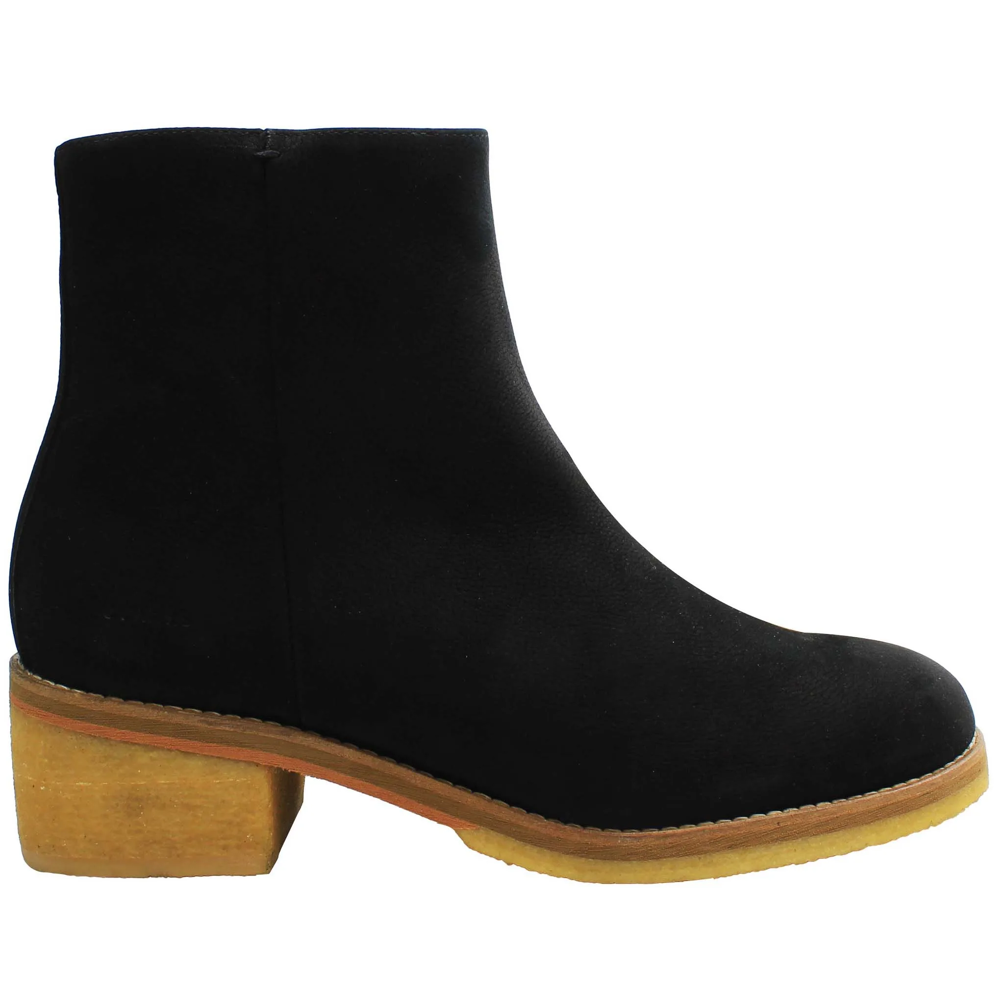 Amara Crepe Womens Black Ankle Boots - Size Uk 6 - Clarks - FashionsVida