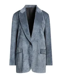 Americana Mujer Azul pastel 42 Mujer