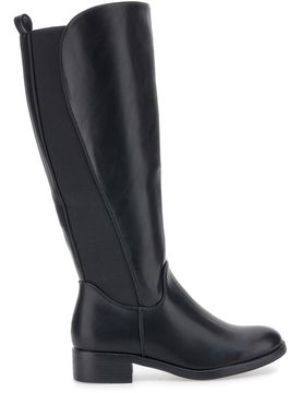 Stivali neri con fascia elastica P614 39