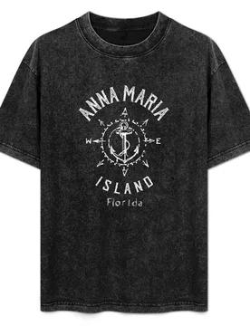 Anna Maria Island Florida, FL Nautical Compass Rose, Wind Rose, Sailing Sailboat Anchor Souvenir T-Shirt - Aliexpress - FashionsVida