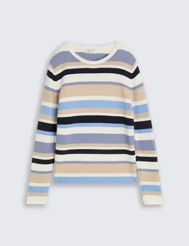Knit structure crewneck female