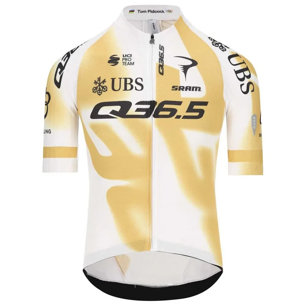 Maglia A Maniche Corte Gregarius Pro Team Off-road Gold / White - Q36.5 - FashionsVida