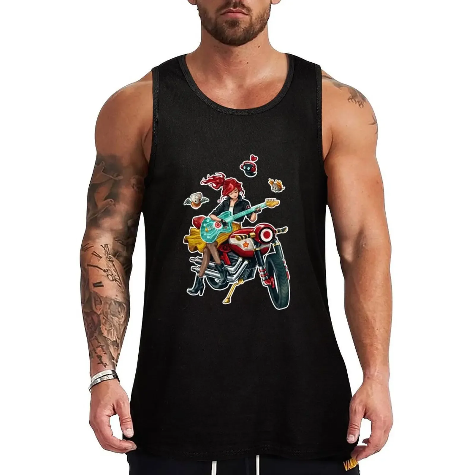 Supergiant Games Music Tribute Tank Top Basic Sleeveless Casual Tee Solid Lightweight Top - Aliexpress - FashionsVida