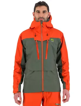 Veste Midi Shell Thyme / Spicy Orange L - karpos - FashionsVida