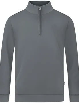 Sweatshirt 1/4 zip Organic - Gris - unisex - Size: 5XL - Jako - FashionsVida