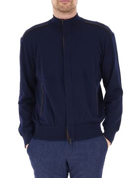 Cardigan con zip BLU NOTTE 3XL