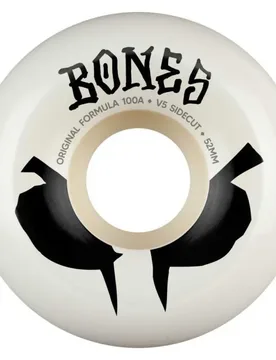 Roues De Skateboard Original Formula V5 Wides Off White 54 mm/100A unisex - Bones - FashionsVida