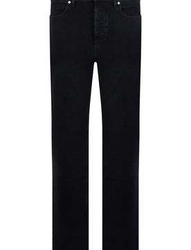 Classic Fit Straight Cut Denim Pants