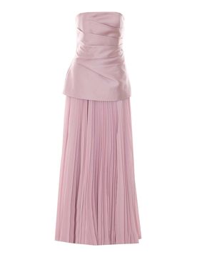 Vestito lungo Claudette rosa