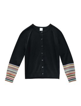 Cardigan Merinos Maniche Righe