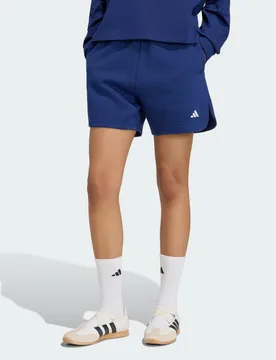 Short 3 Stripes Studio Fleece Loose XS Dark Blue - Adidas - FashionsVida