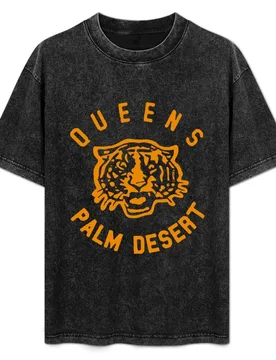 Queens Of The Stone Age TIGER 34 T-Shirt Basic Daily Outfit Short Sleeve Tee - Aliexpress - FashionsVida