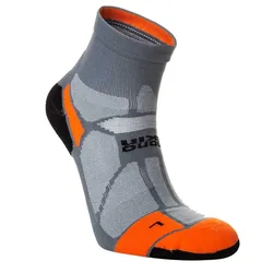 Calzini Corti Marathon Fresh Anklet Min Granite / Orange EU 39.5-42.5