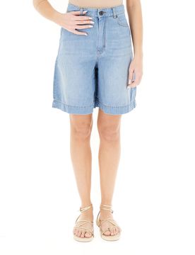 Bermuda misto lino AZZURRO 44
