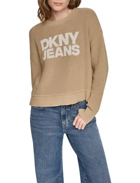 Maglione Dw7000715 Travertine Beige S - DKNY - FashionsVida