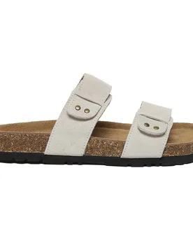 Women's Scarlet Leather Sandals in Light Sand Size: 3 - Light Sand - Size: 3 - EverAu Australia - FashionsVida