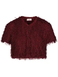Chaqueta corta rojo oscuro 38