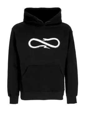 Felpa Cappuccio Uomo Logo Hoodie Black - Propaganda - FashionsVida