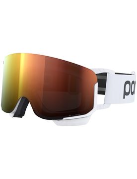 Skibrille Nexal Mid Hydrogen White/Partly Sunny Orange Weiß