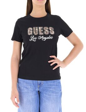 Guess T-shirt girocollo NERO L