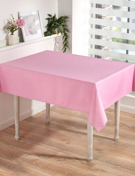 Tischdecke mit Fleckschutz pink 137x170cm Schäfer