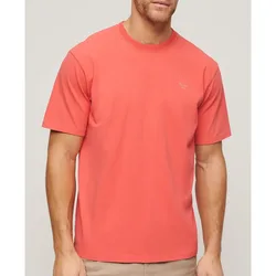 Maglietta A Maniche Corte Vintage Washed Hot Coral M
