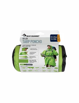 Poncho Tarp in nylon 70D verde - Sea to summit - FashionsVida