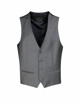 Anzugweste Slim Fit grau 102 herren