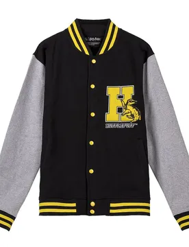 Felpa Con Zip Harry Potter Hufflepuff Black M