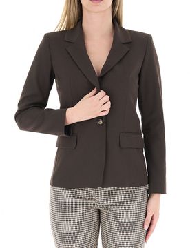 Blazer misto viscosa MARRONE 46