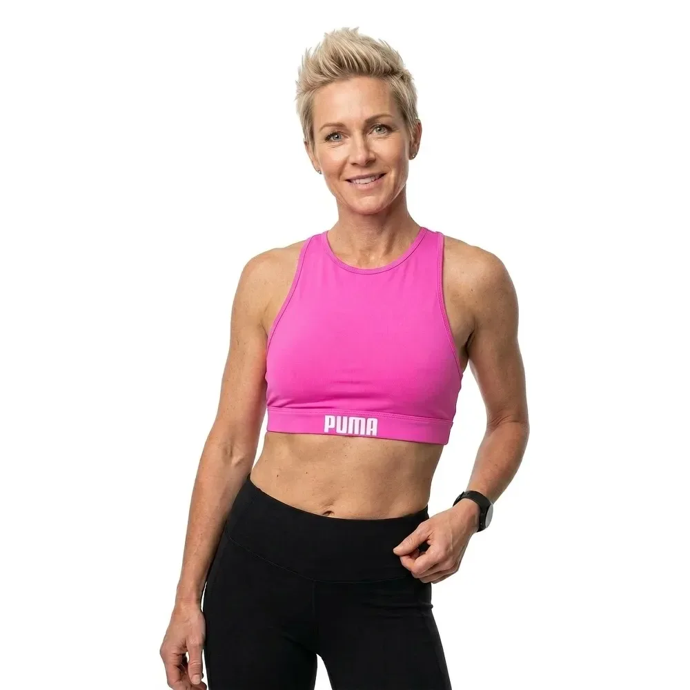 Top Bikini Racerback Electric Orchid M - Puma - FashionsVida