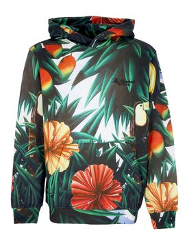 Felpa Cappuccio Uomo Flourish Pullover Forest
