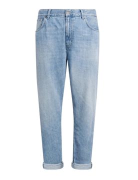 Jeans uomo - jeans 5 tasche loose ervin in denim fisso cross bl - blu