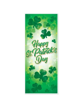 St. Patrick''s Day-Türdeko Partydeko grün 150x76 cm - 360 Degrees - FashionsVida
