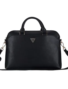 Sac à Dos Pour Ordinateur Portable Pu Grained Triangle Logo 15/16´´ Black One Size unisex - Guess - FashionsVida