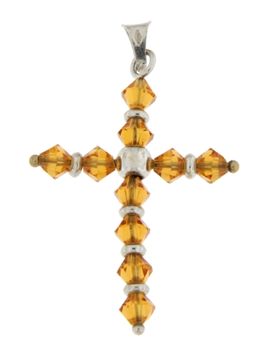 Ciondolo Croce Oro Bianco GL101658