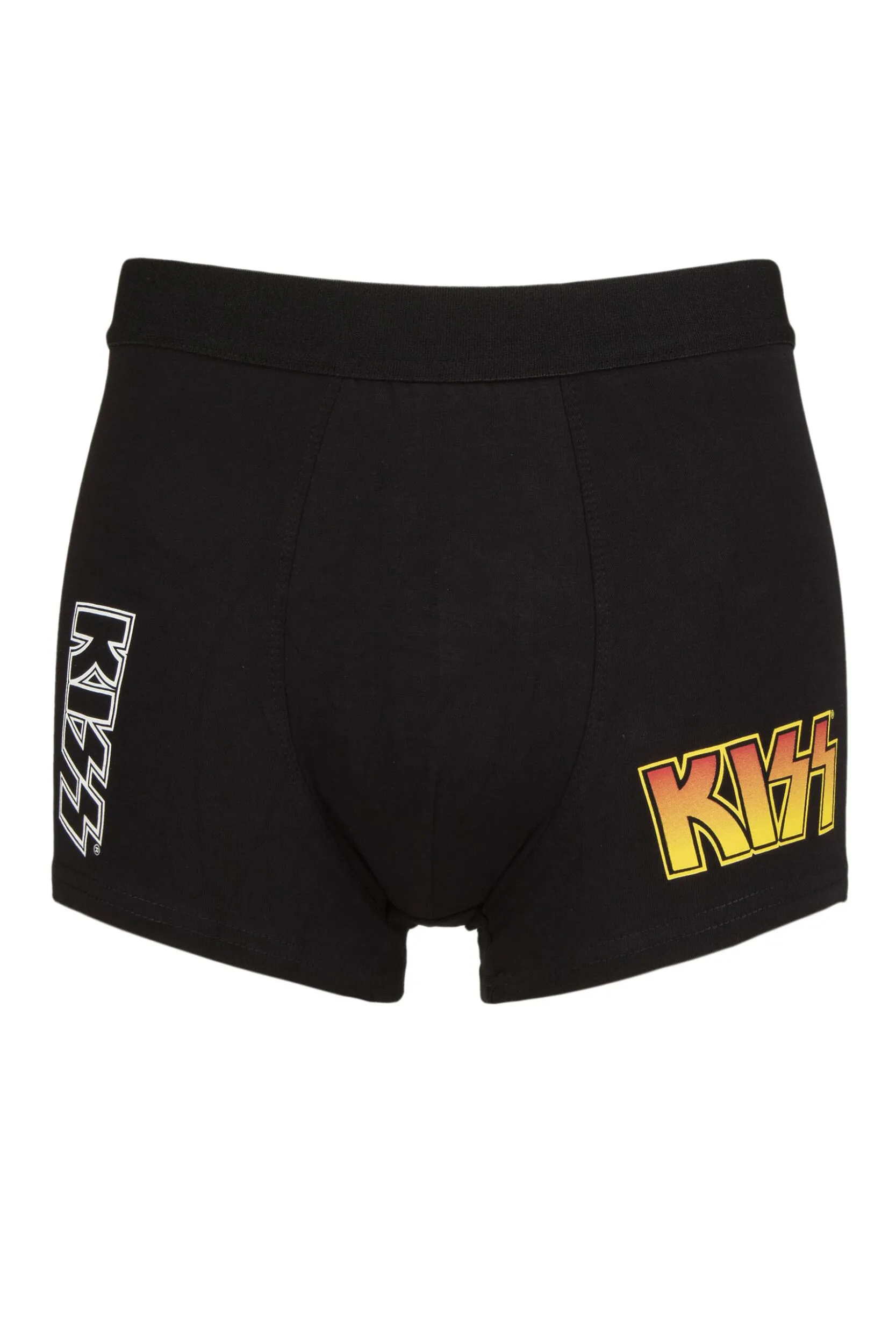 Music Collection 1 Pack KISS Boxer Shorts Black Medium - Black - Size: Medium - SockShop - FashionsVida
