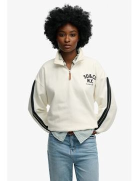 Para mujer. W2012593A Sudadera Country Club Applique (S), Casual, Algodón