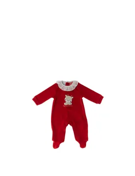 Tutina misto cotone NURSERY ROSSO 6M - iDO - FashionsVida